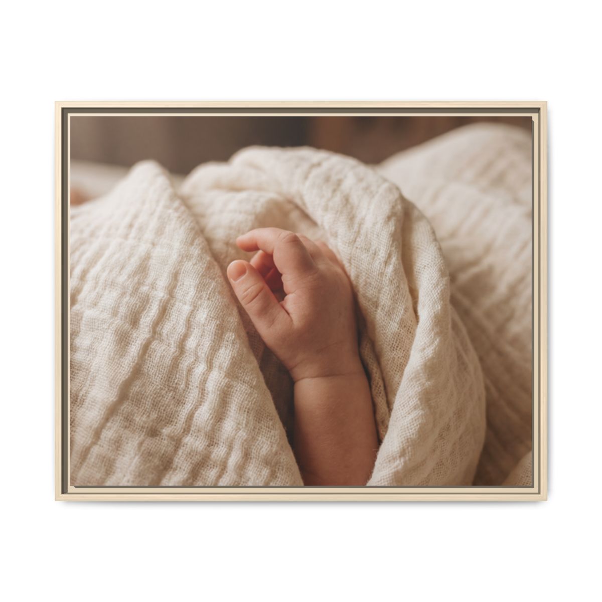Framed Matte Canvas - Neutral Nursery