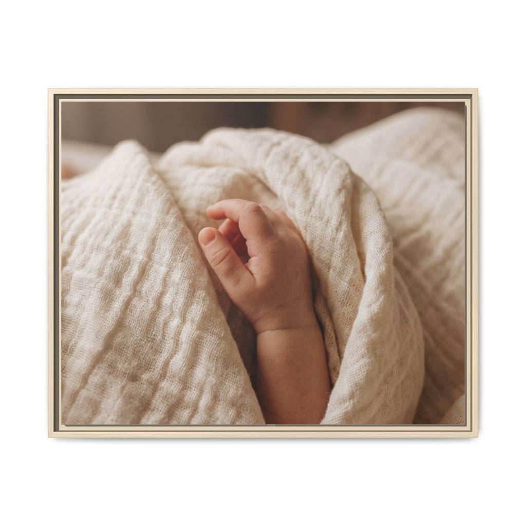 Framed Matte Canvas - Neutral Nursery — Natural / 1.25"