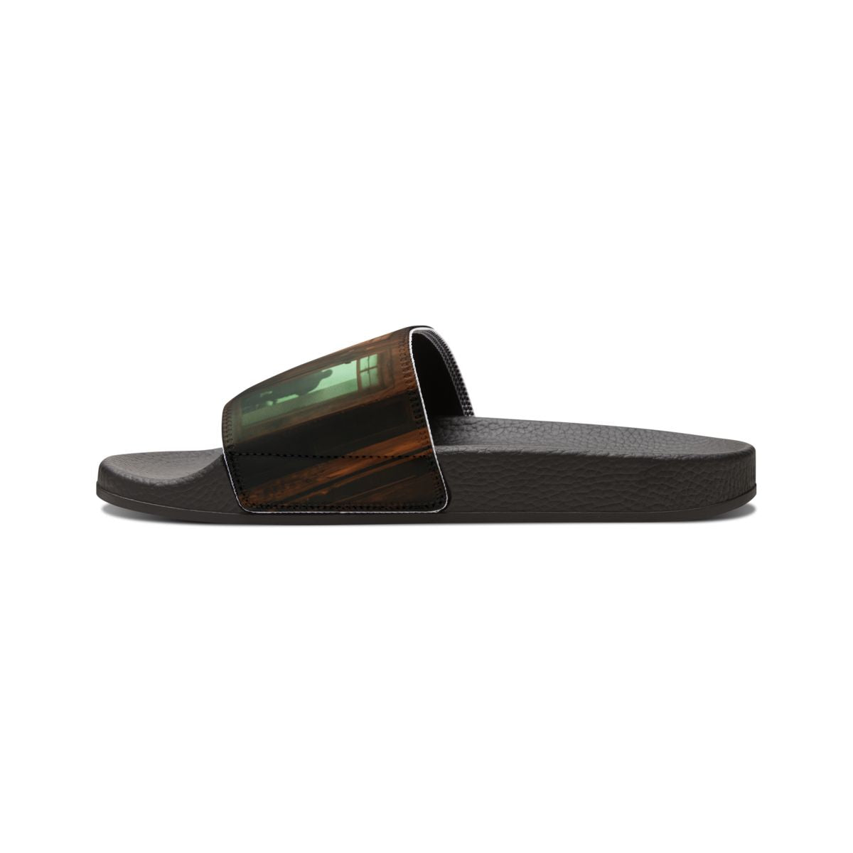 Women's Removable-Strap Sandals - Shadowed Alleyway Mystery...