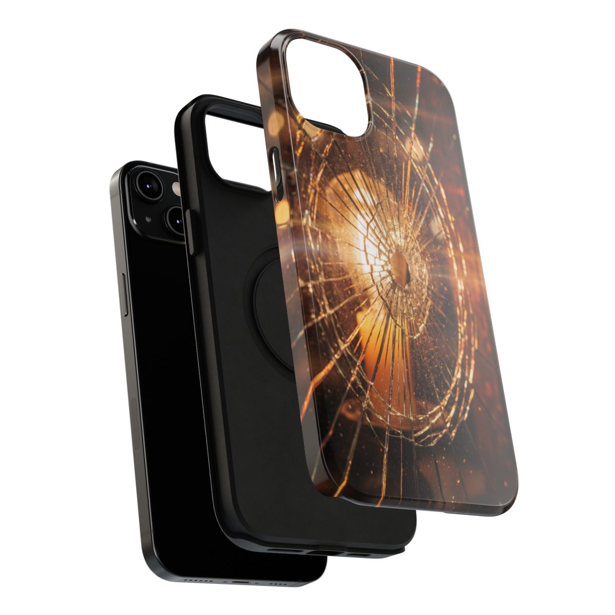 Impact-Resistant Case - Shattered Amber