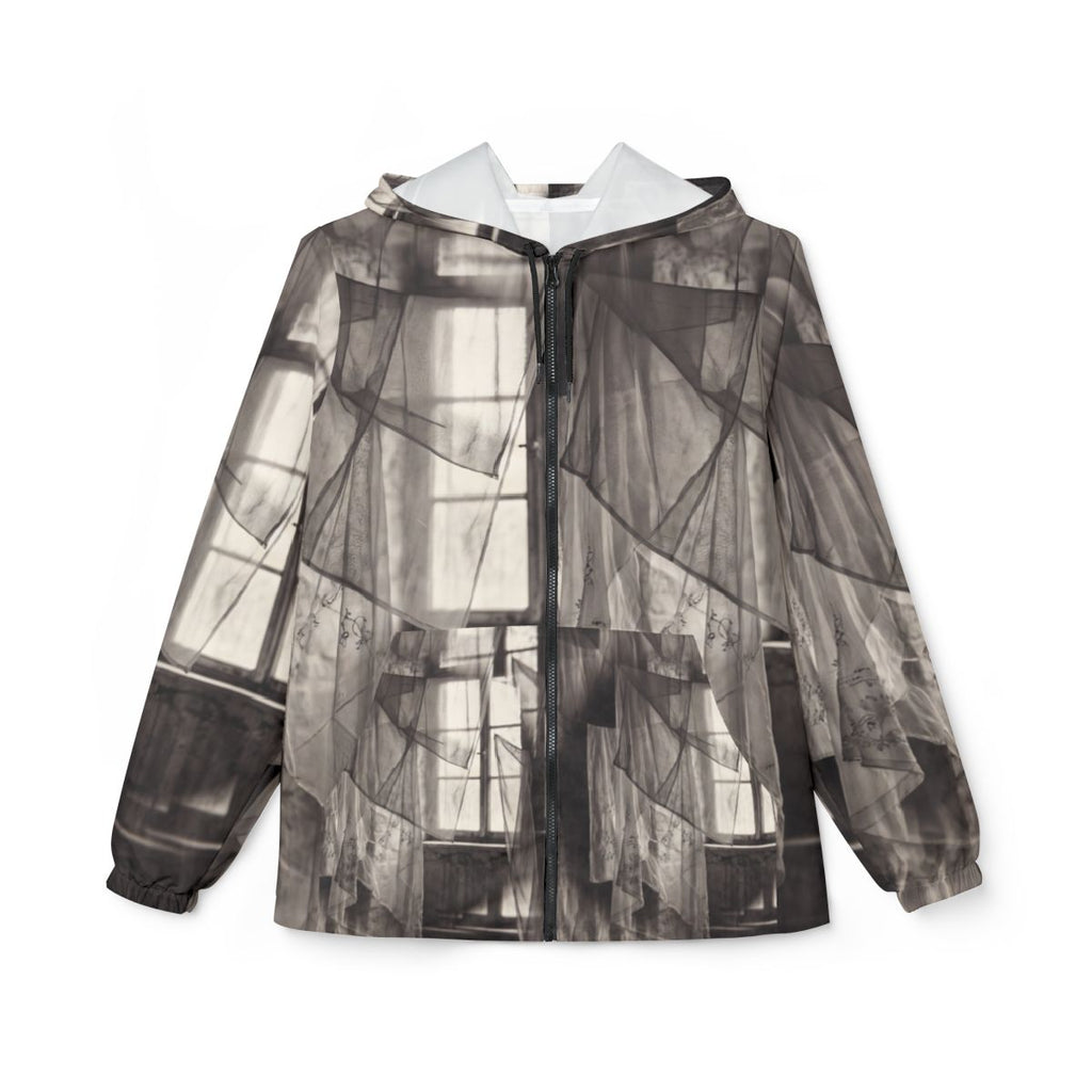 Men's Windbreaker Jacket - Spectral Veils | Echovira Gallery