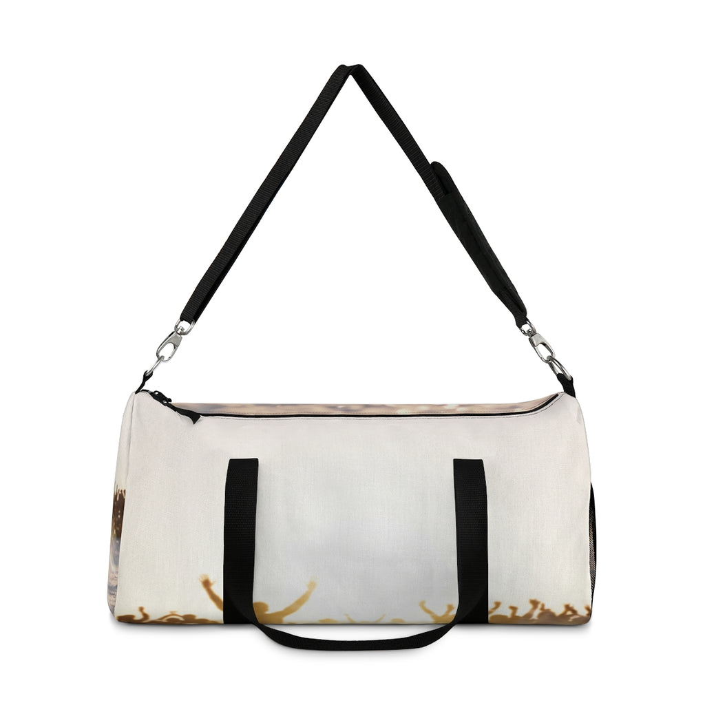 Duffel Bag with Golden Hour Crowd Art