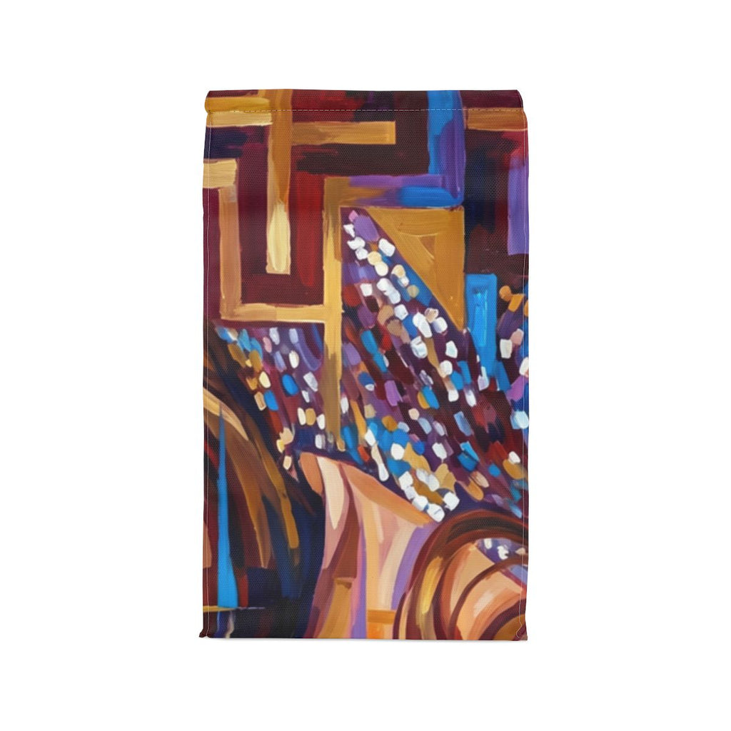 Polyester Lunch Bag - Shattered Elegance | Echovira Gallery
