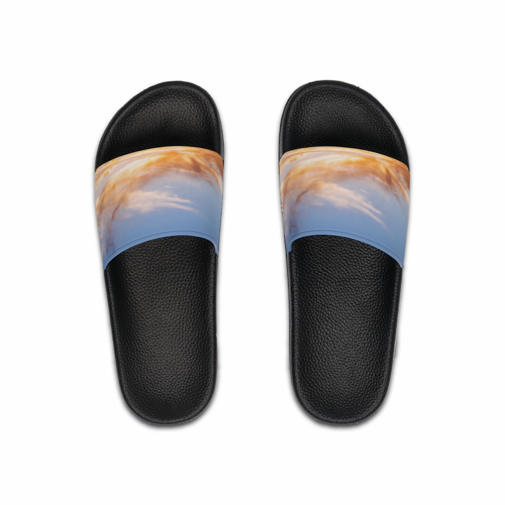 Men's Slide Sandals - Epic Mountain Sunrise