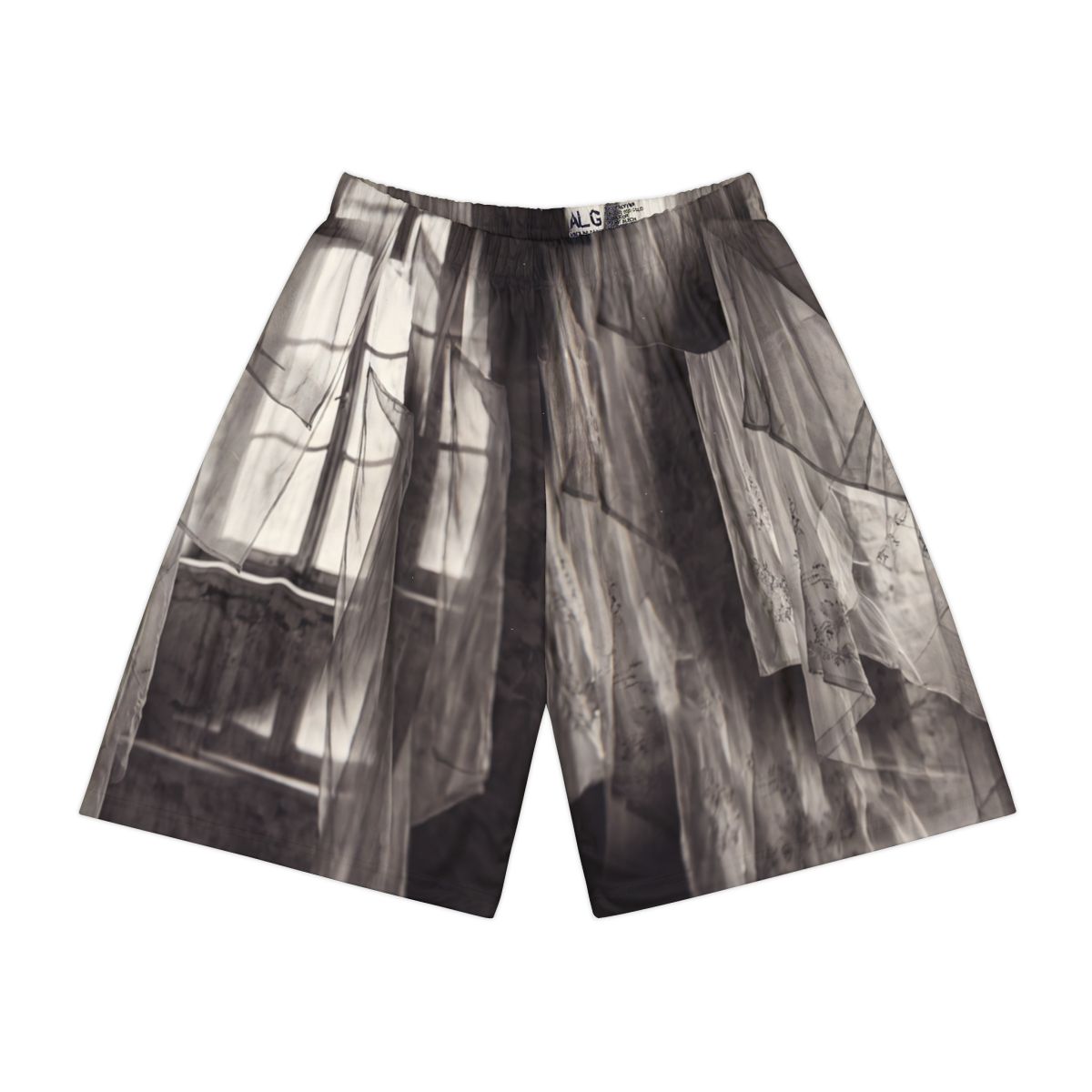 Men's Sports Shorts - Spectral Drapery | Echovira Gallery