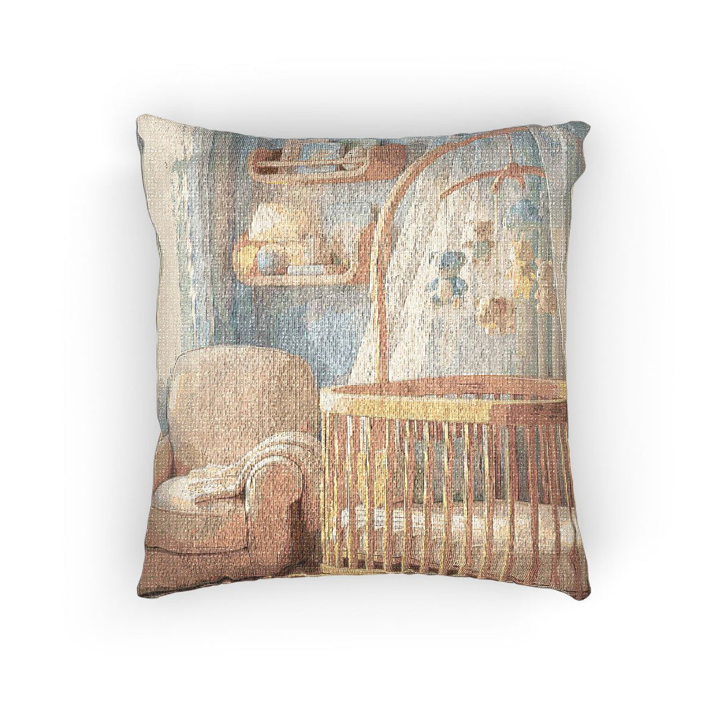 Pastel Dream Woven Pillow - Gentle Accent