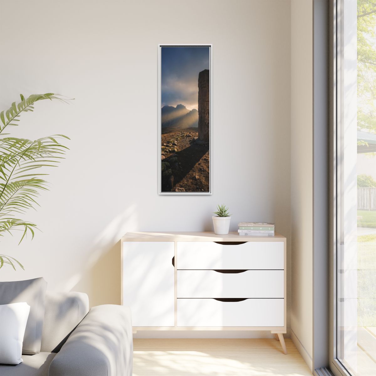 Matte Canvas, Framed - Mystic Monolith Ancient Persian... |...