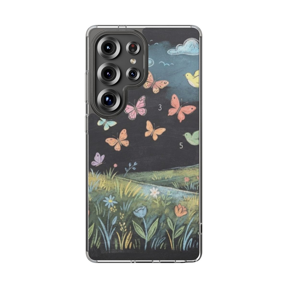 Clear Impact-Resistant Cases - Clear Phone Case - Meadow......