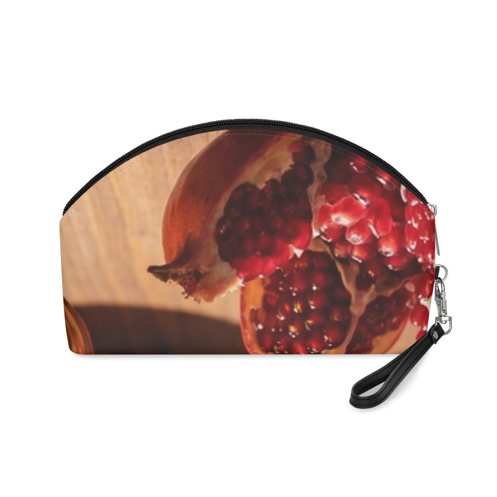 Makeup Bag - Amber Feast Vanity Pouch | Echovira Gallery