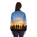 Women's Bomber Jacket - Golden Hiker Dawn