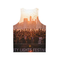 Unisex Tank Top - City Lights Festival | Echovira Gallery