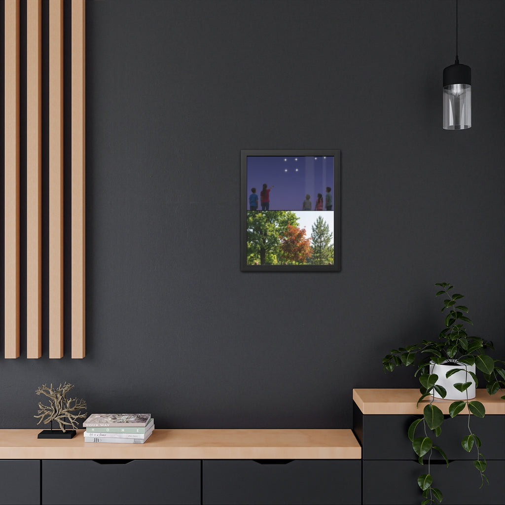 Framed Poster - Little Explorer — Portrait