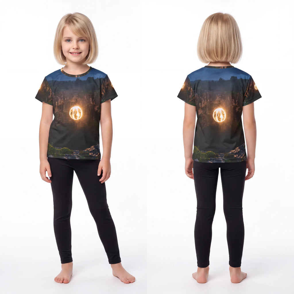 Kids Sports Jersey Luminous Chasm Art