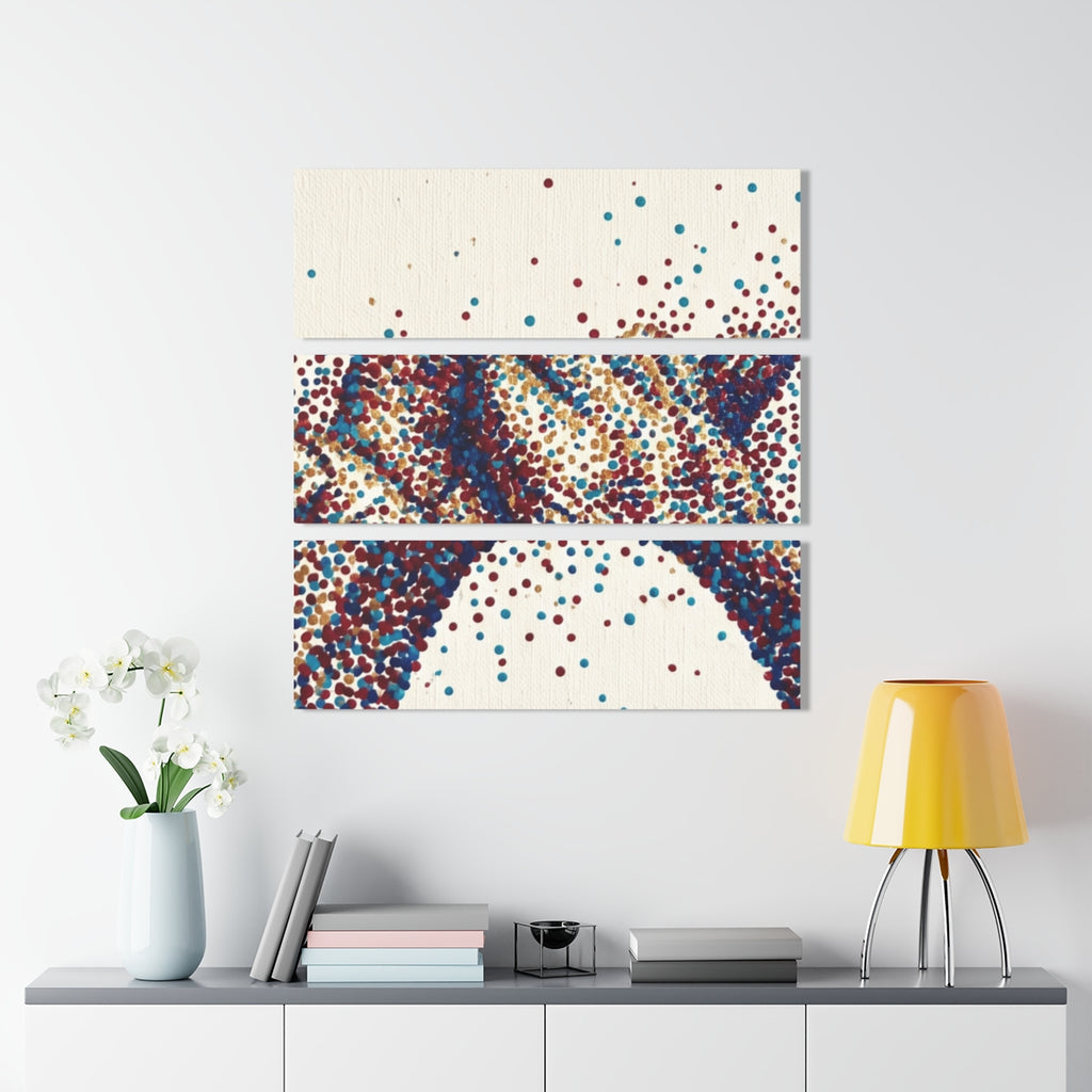 Acrylic Prints - Interlocking Hands Pointillist Art —... |...
