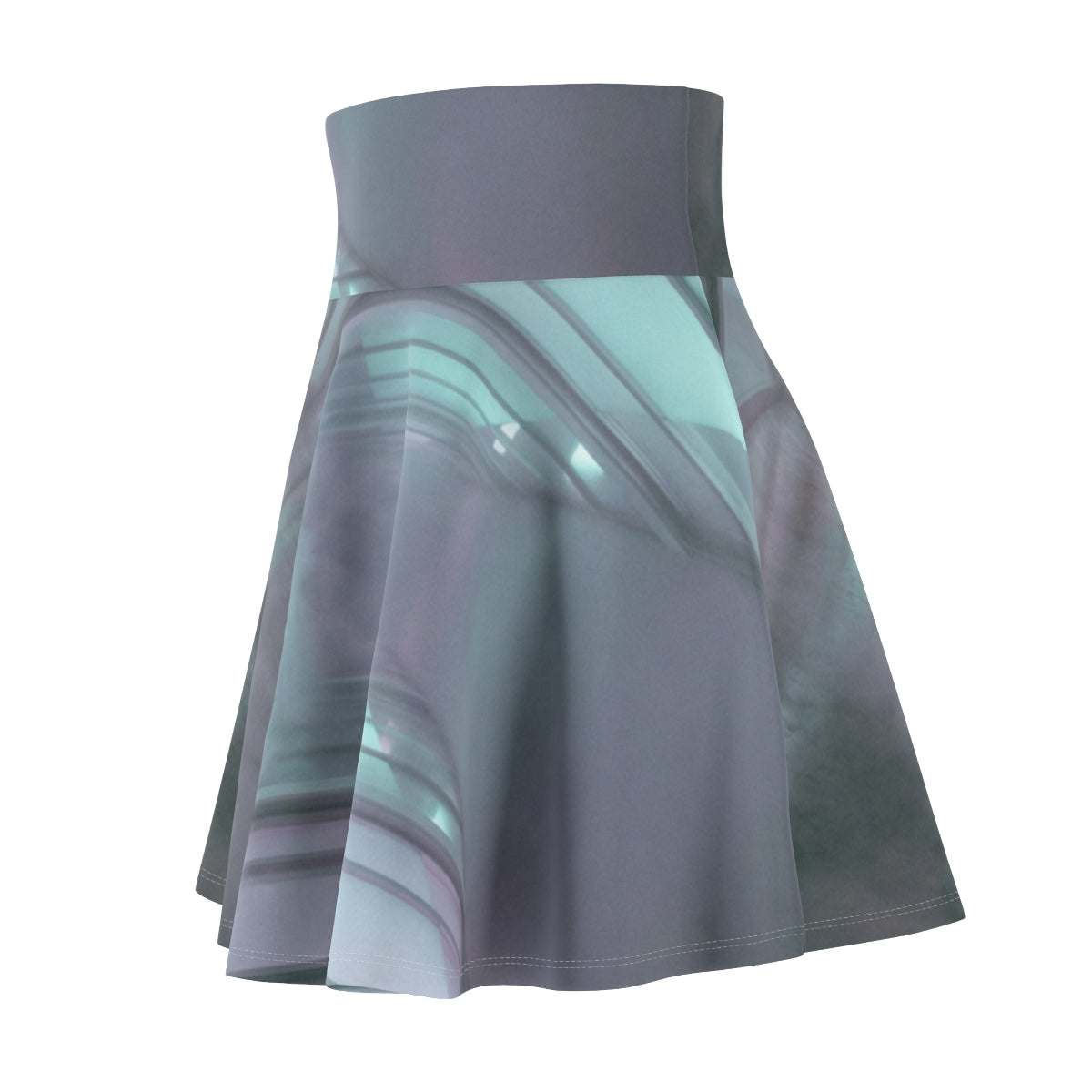 Women's Skater Skirt - Liminal Corridor Fog Art Print |...