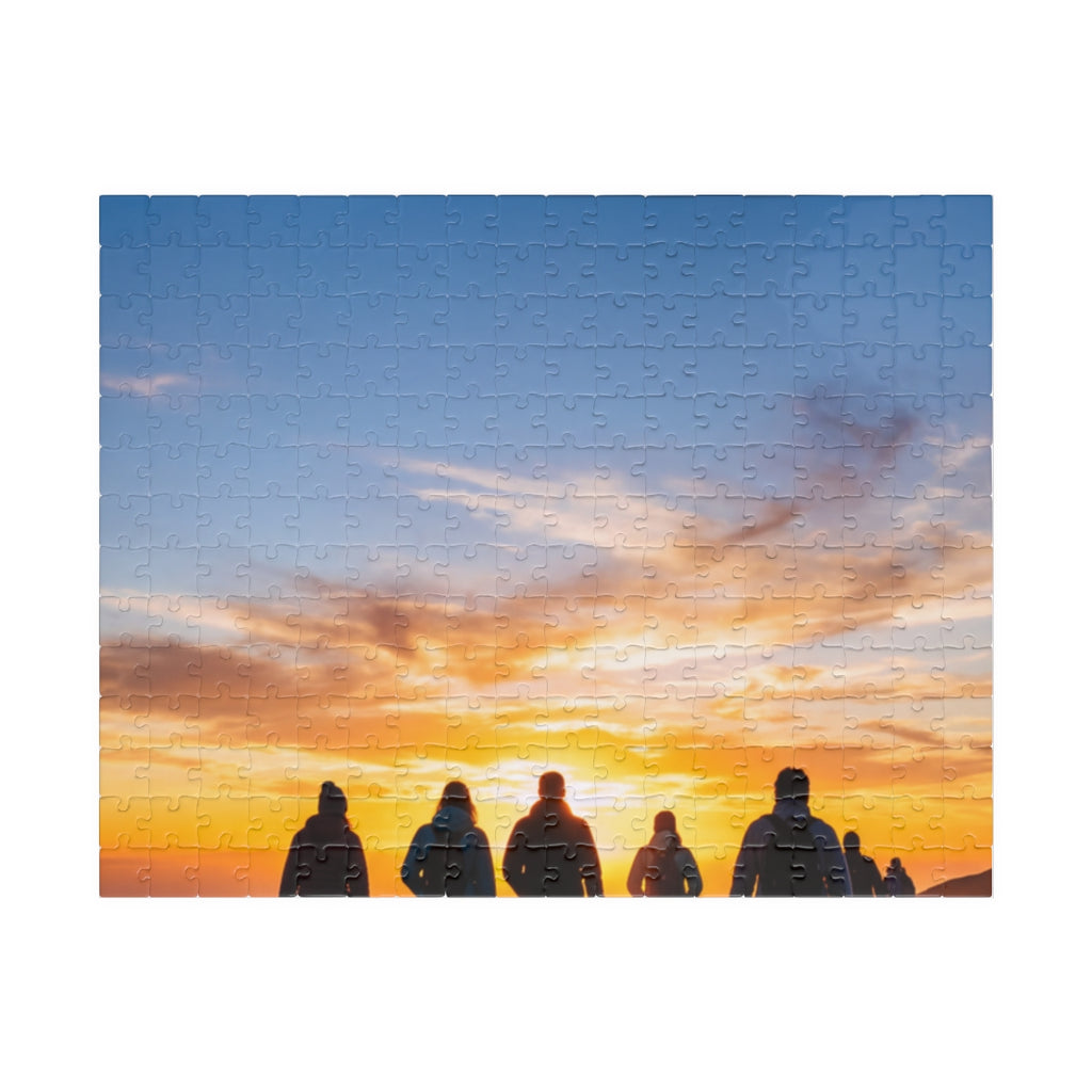 Puzzle - Golden Hiker Dawn