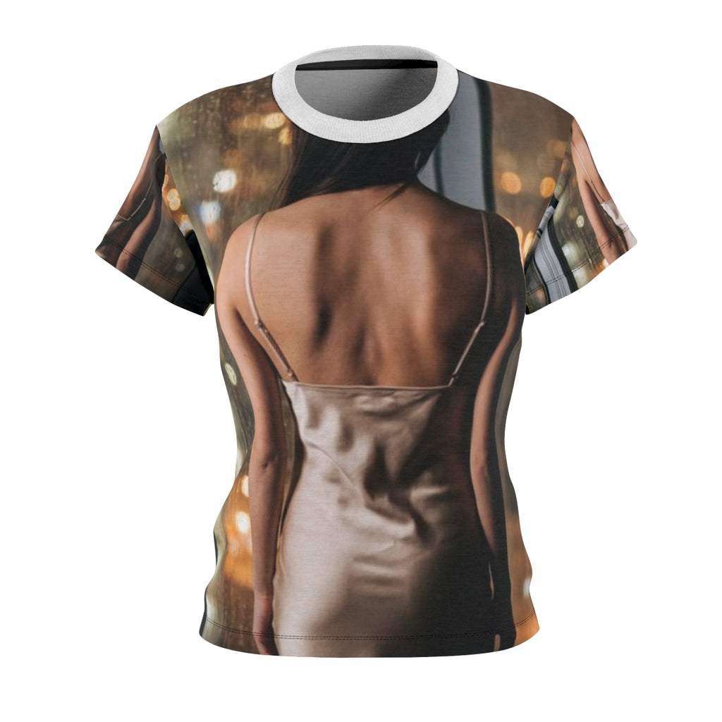 Women's Cut & Sew Tee - Rainscape Silhouette | Echovira...