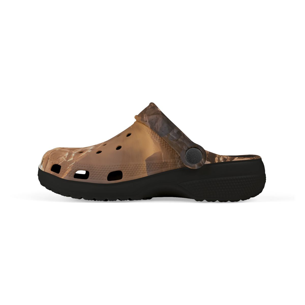 Kids' Clogs with Surreal Floating Ice Sphere