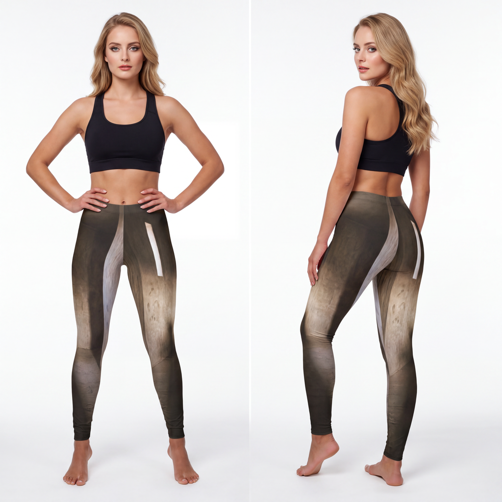 Women's Casual Spandex Leggings - Shadows of the Citadel......