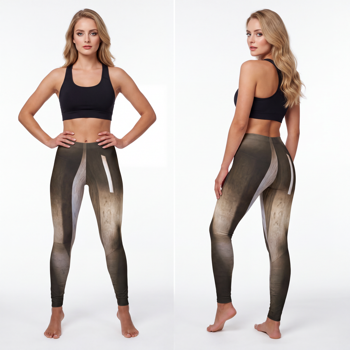 Women's Casual Spandex Leggings - Shadows of the Citadel......