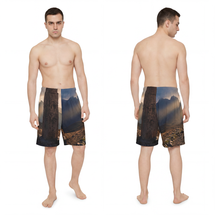 Men's Sports Shorts - Ancient Monolith