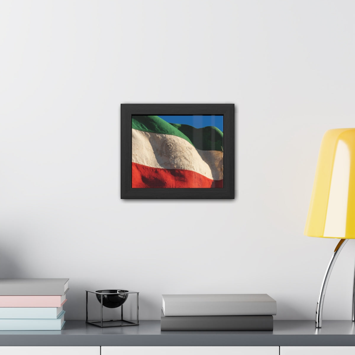 Framed Wall Art - Heritage Flag — Landscape