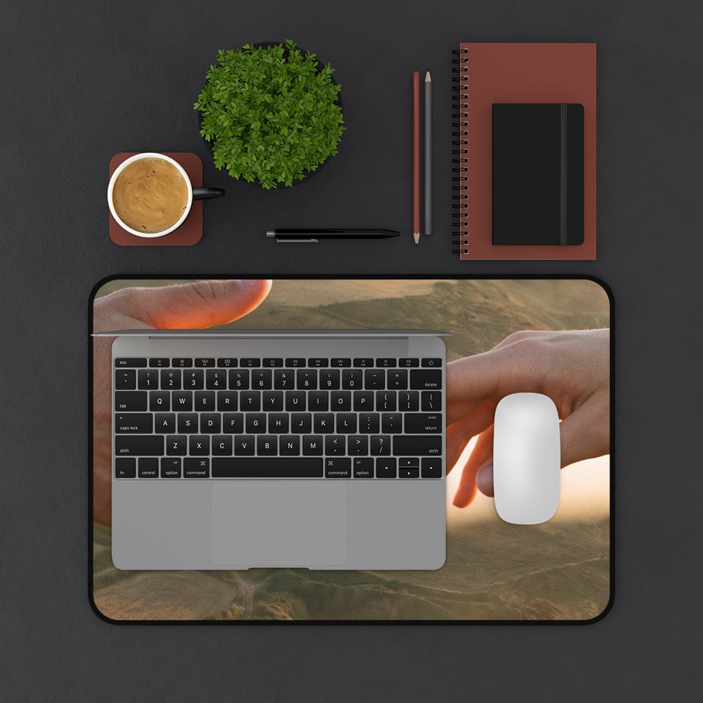 Desk Mat - The Infinite Touch | Ethereal Coastal Art |...