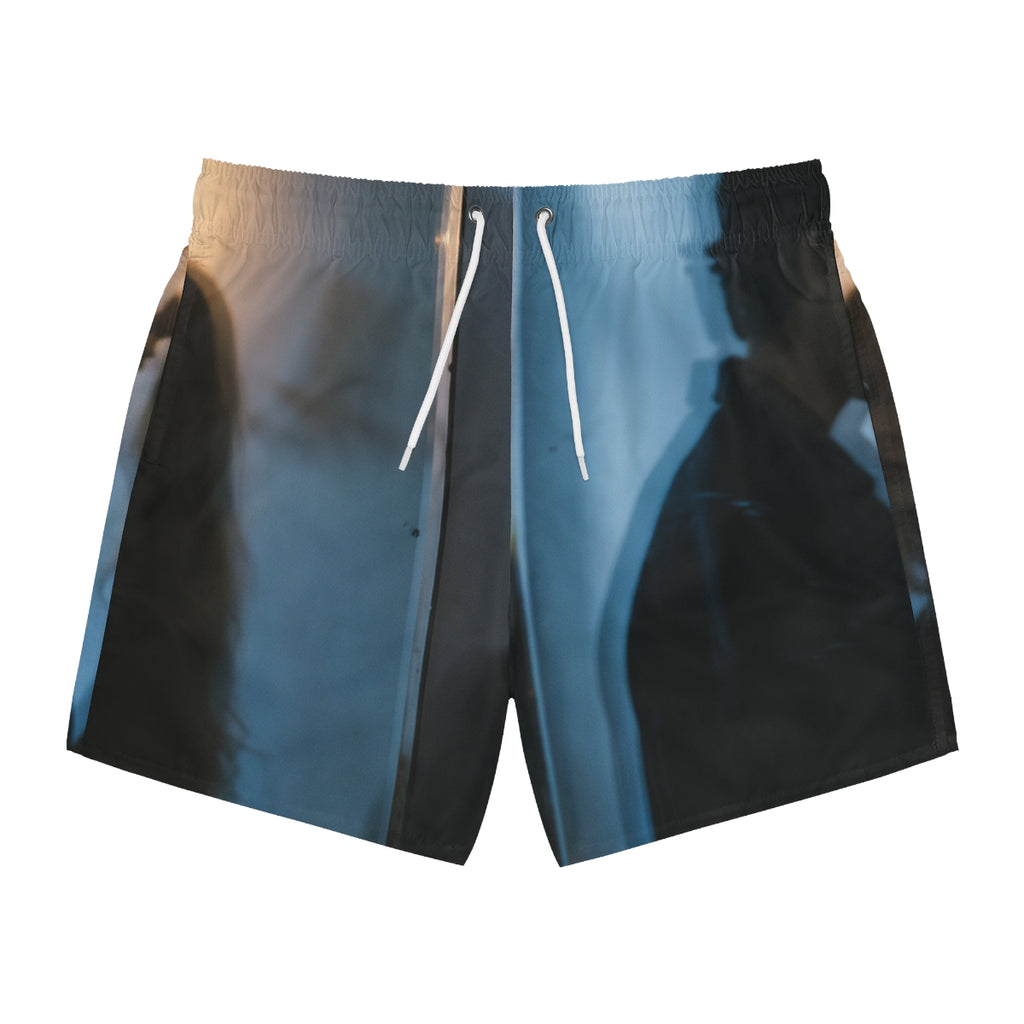 Midnight Reflections Swim Trunks - Moody Pool Style |...