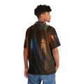 Men's Hawaiian Shirt - Shadowed Alleyway Mystery Art Print |...
