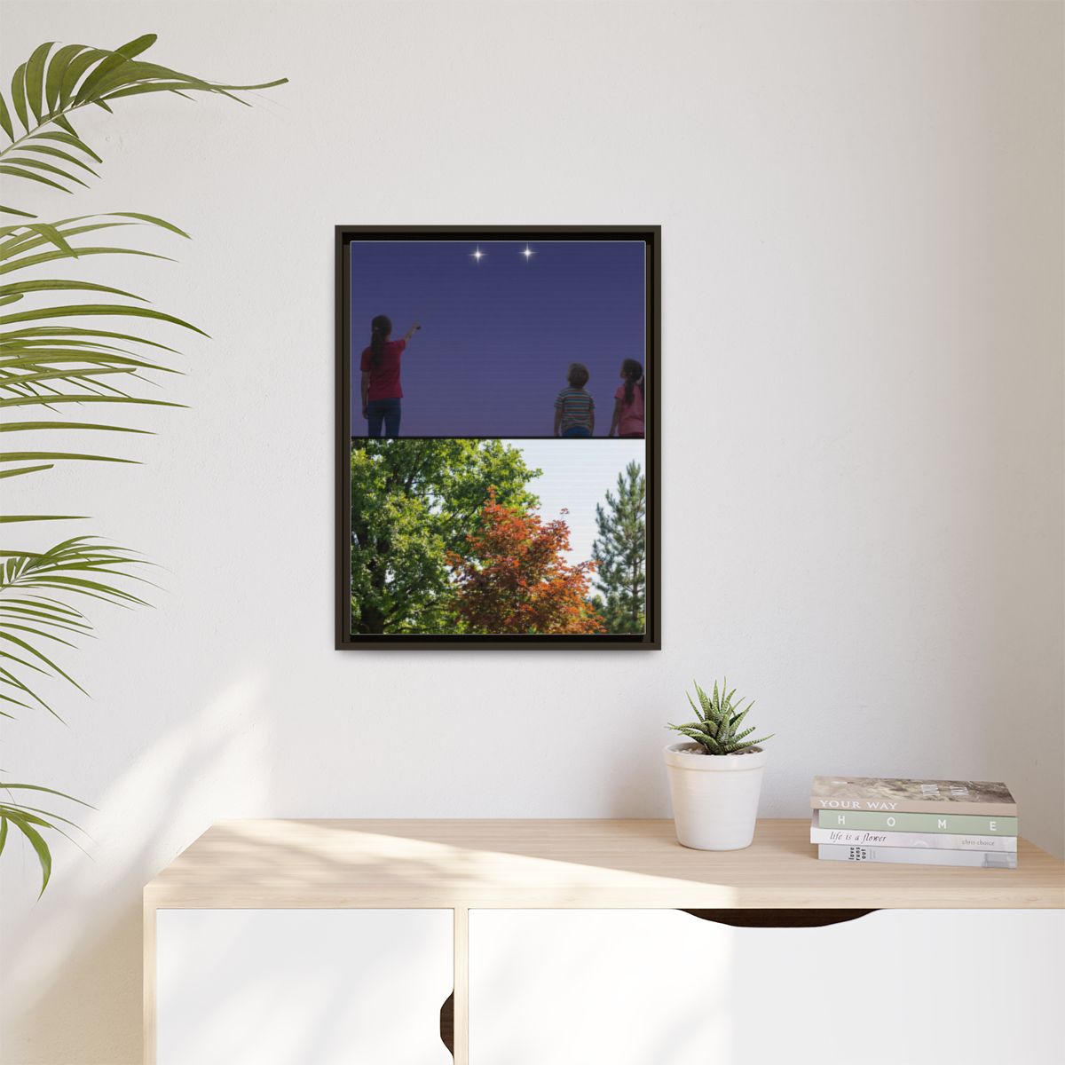 Matte Canvas, Framed - Stardust & Forest Discovery —... |...