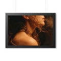 Framed Horizontal Poster - Golden Hour Silhouette Art —... |...