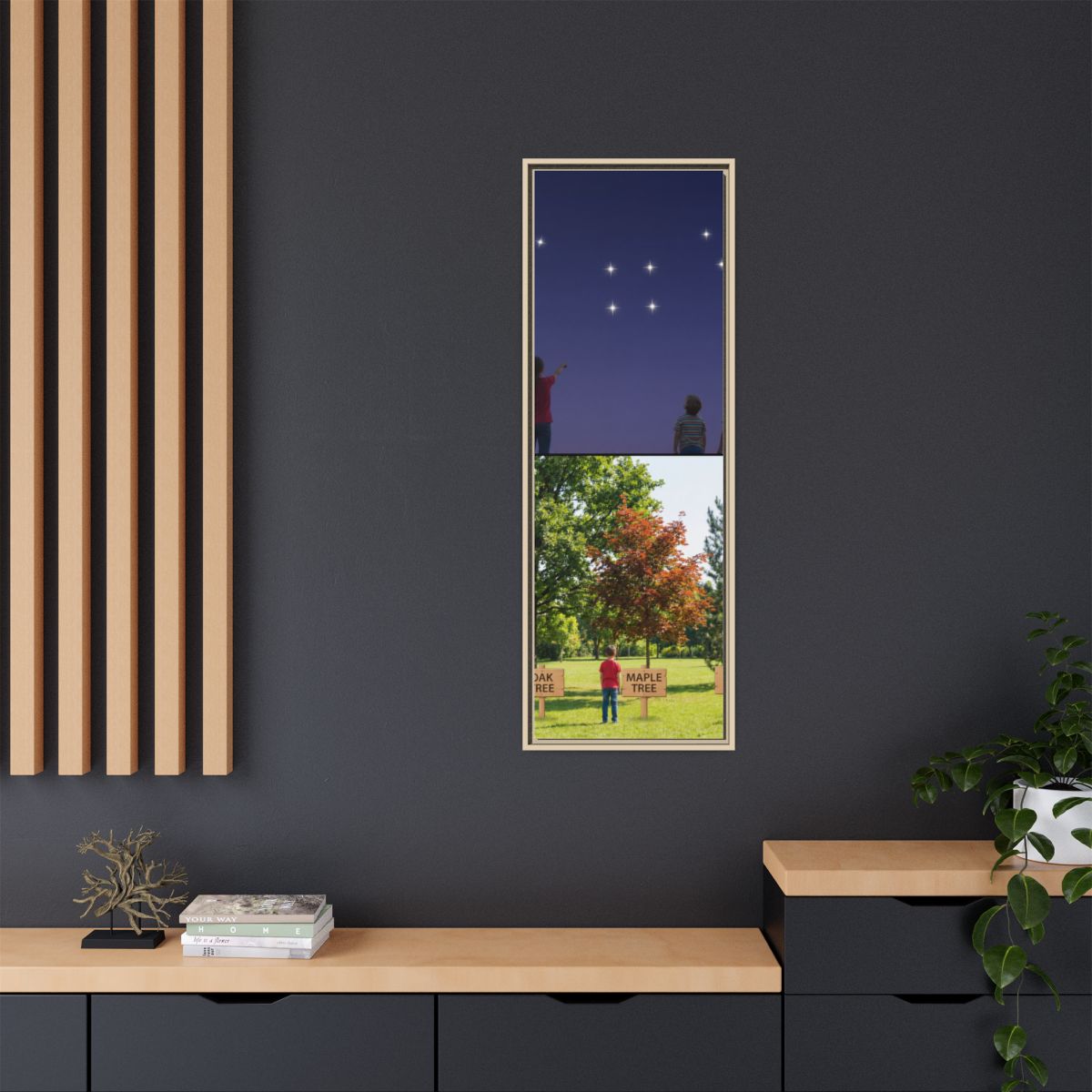 Framed Matte Canvas - Discovery — Natural / 1.25"
