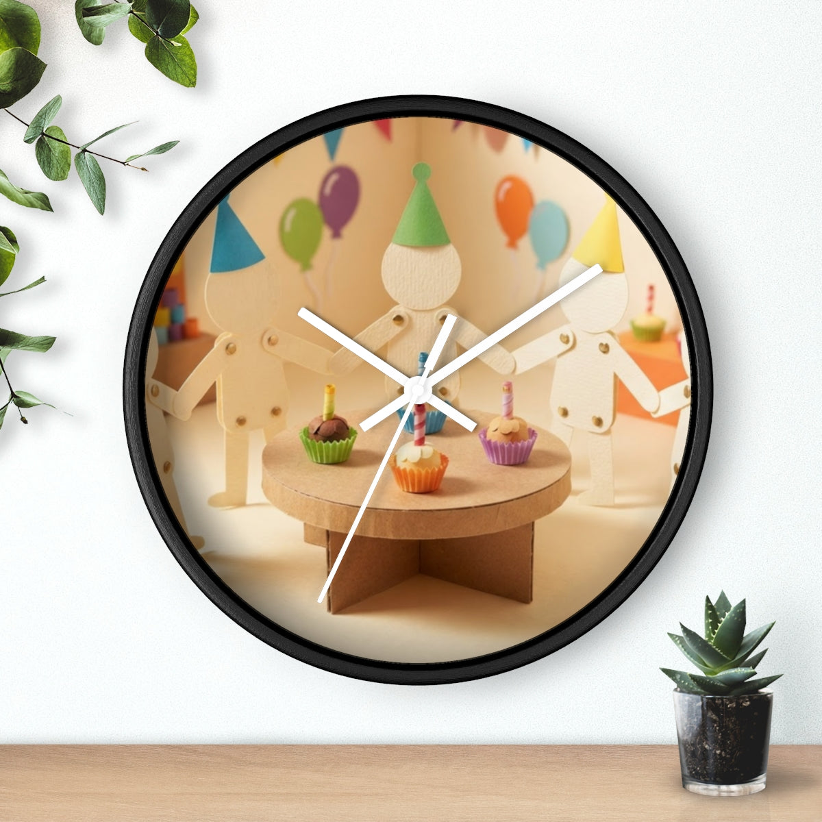 Wall Clock - Paper Party Festive Celebration | Echovira...