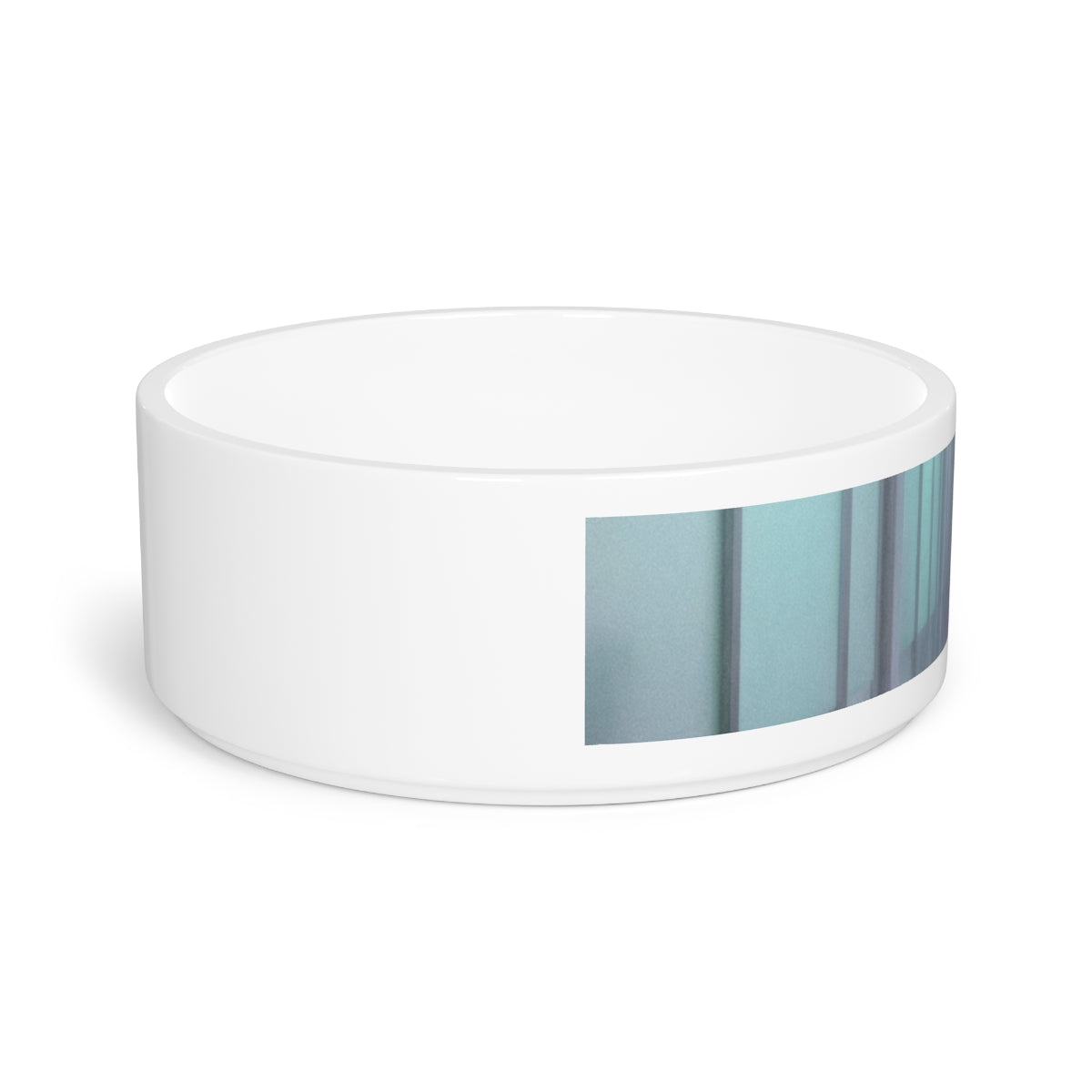 Pet Bowl - Liminal Corridor Fog Art Print | Echovira Gallery