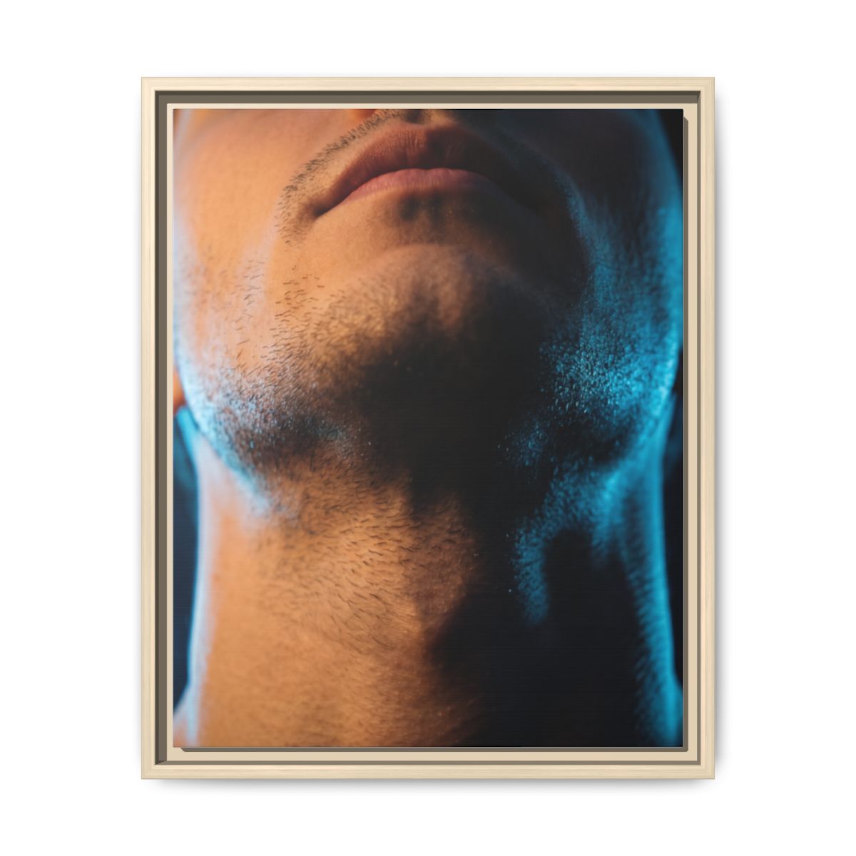 Framed Matte Canvas - Neon Noir