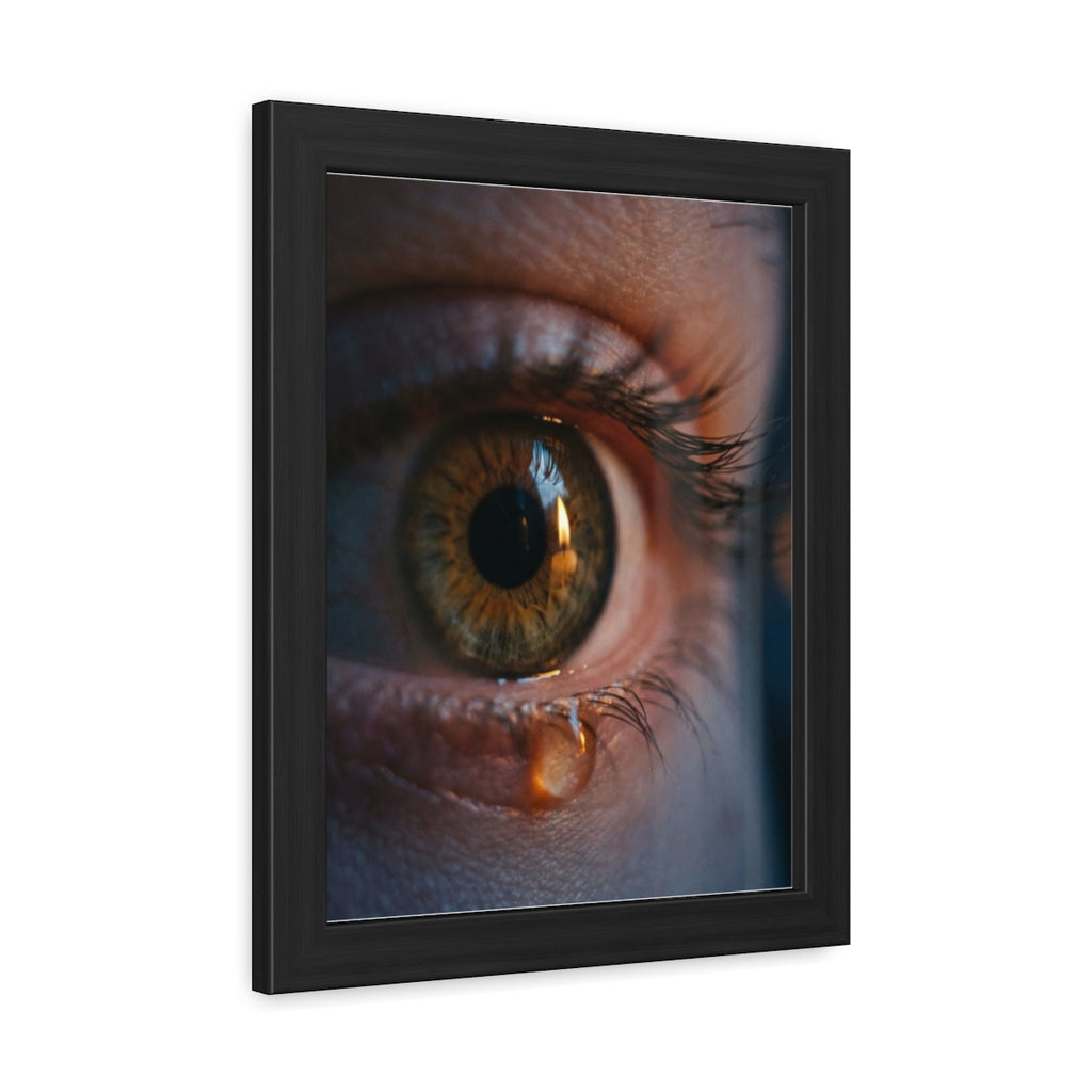 Framed Poster - Ethereal Gaze — Portrait