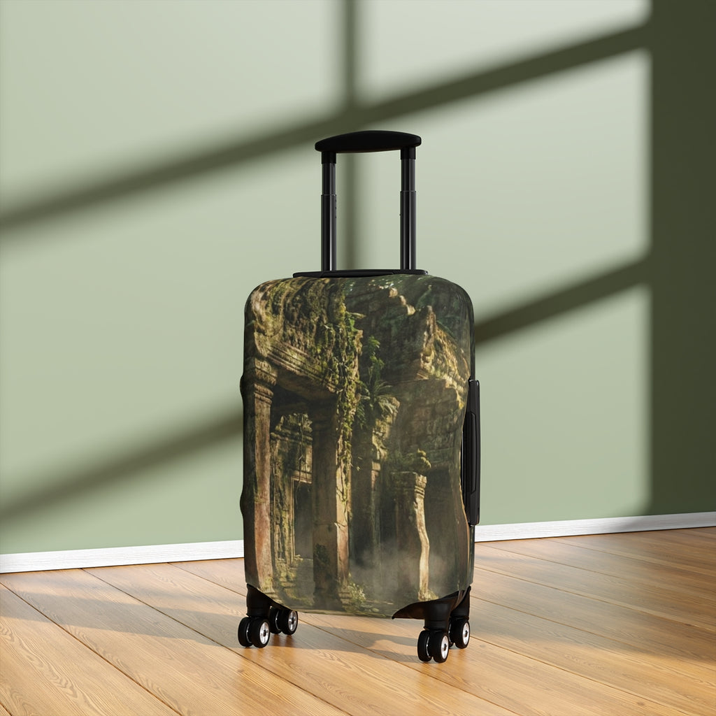 Luggage Cover - Ancient Sanctuary Flight | Echovira Gallery