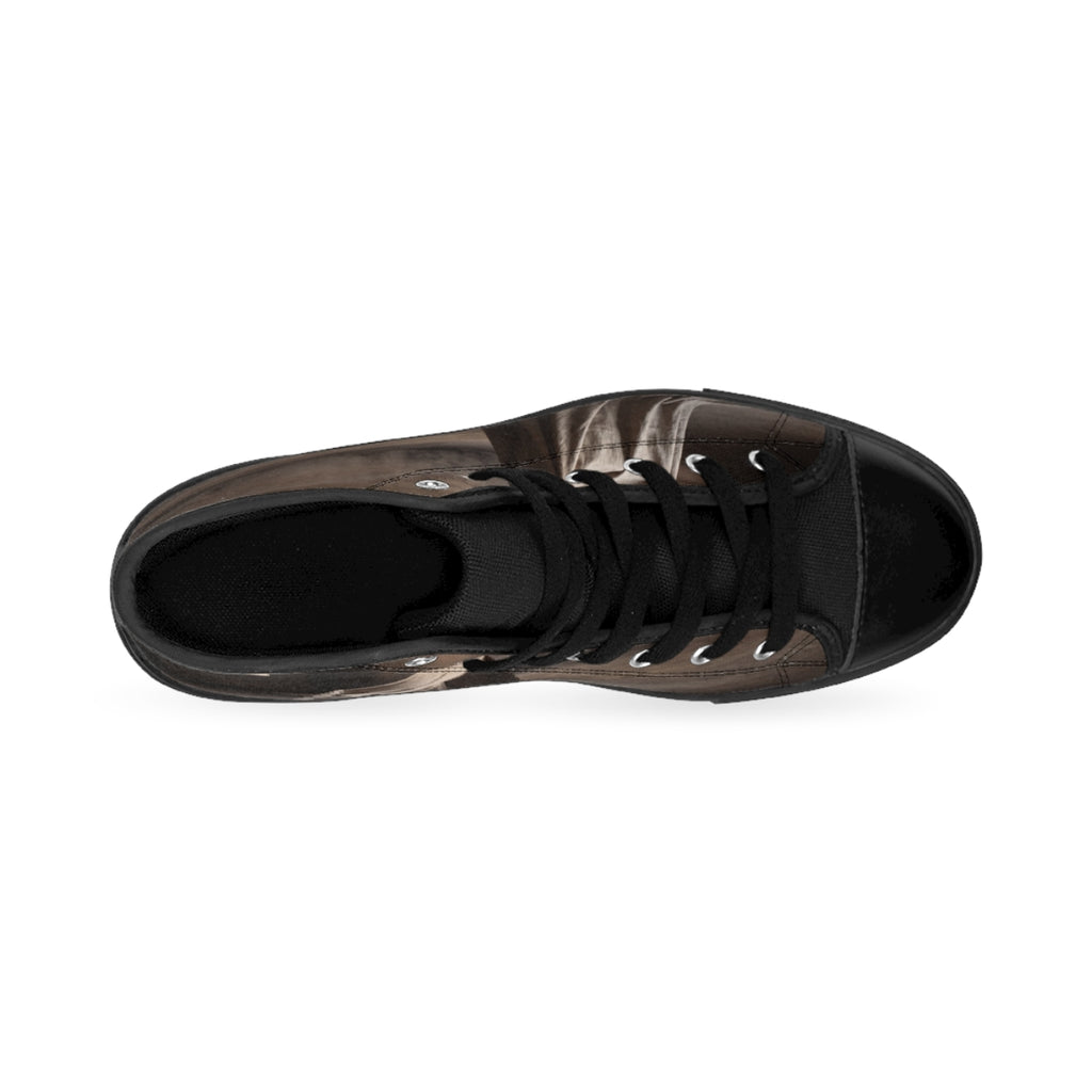 Women's Classic Sneakers - Abstract Form