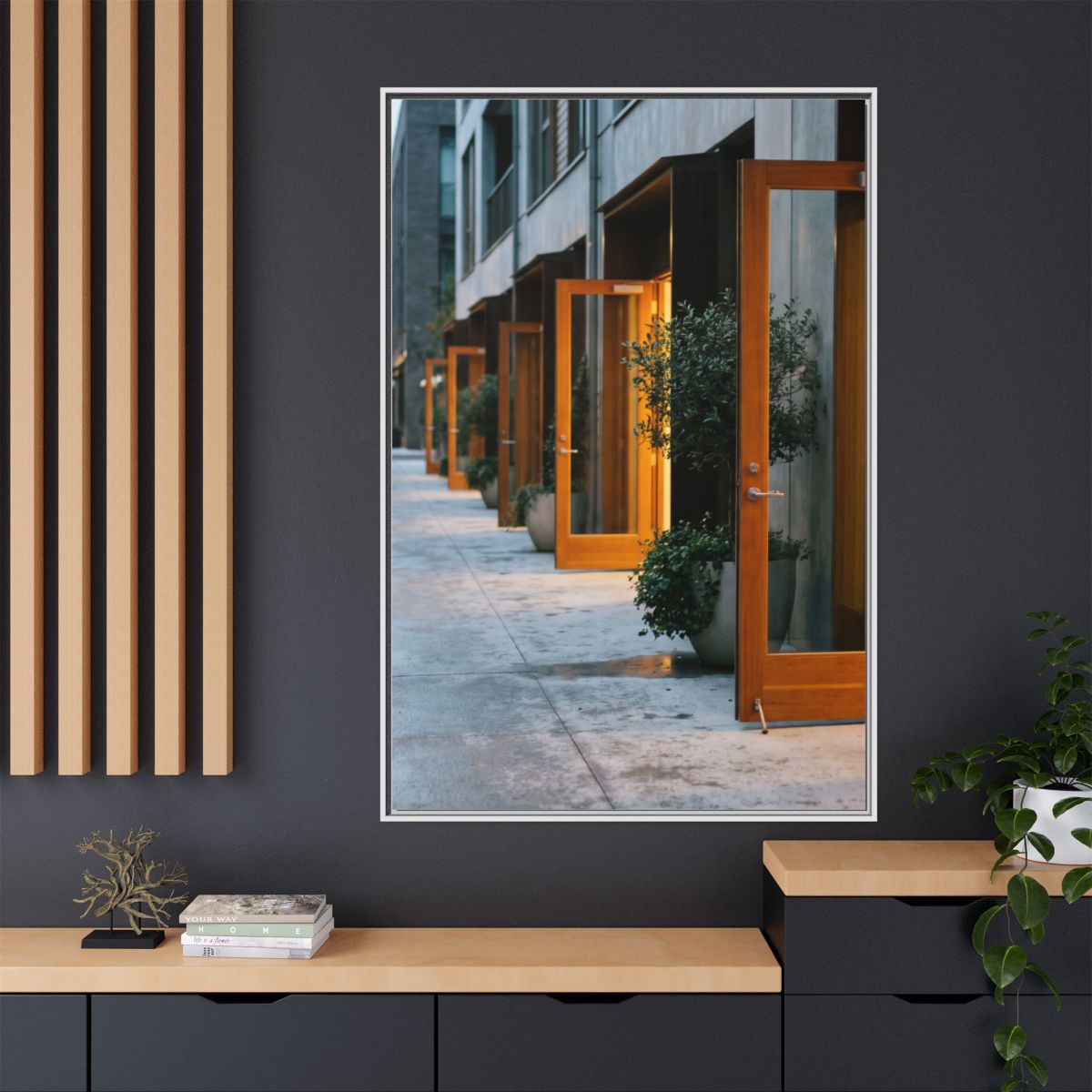 Matte Canvas, Framed - Twilight Promenade (8×10, 9×12... |...