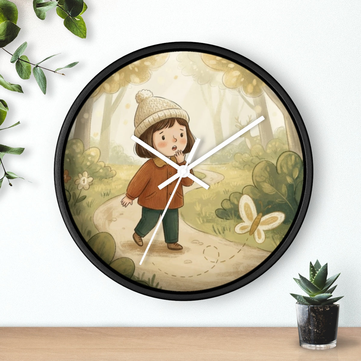 Wall Clock - Woodland Moments | Echovira Gallery
