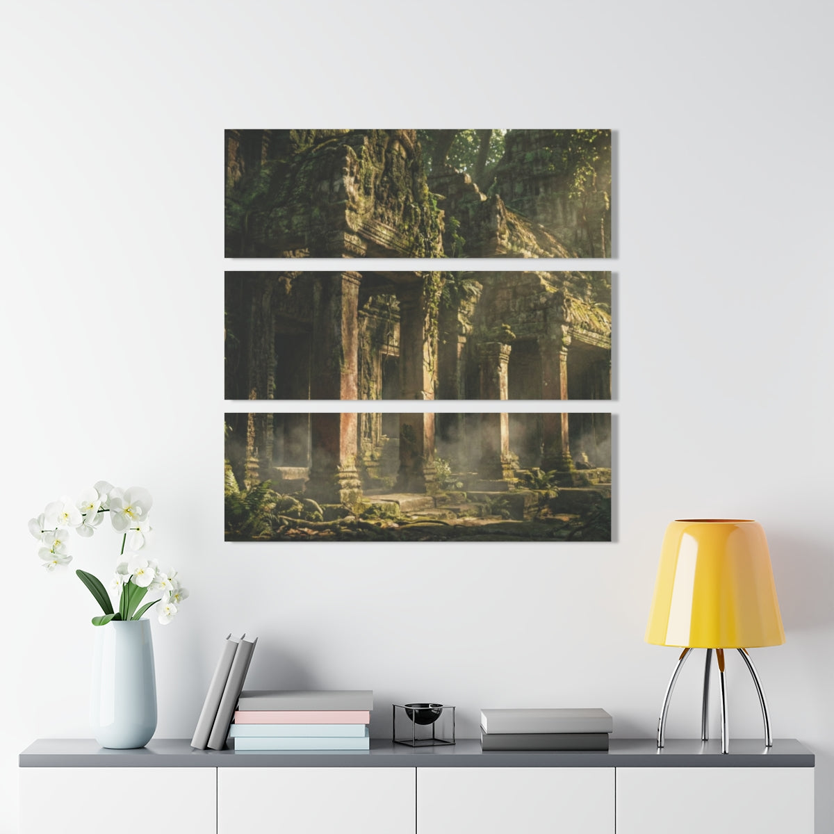 Acrylic Prints Triptych - Overgrown Sanctuary | Echovira...