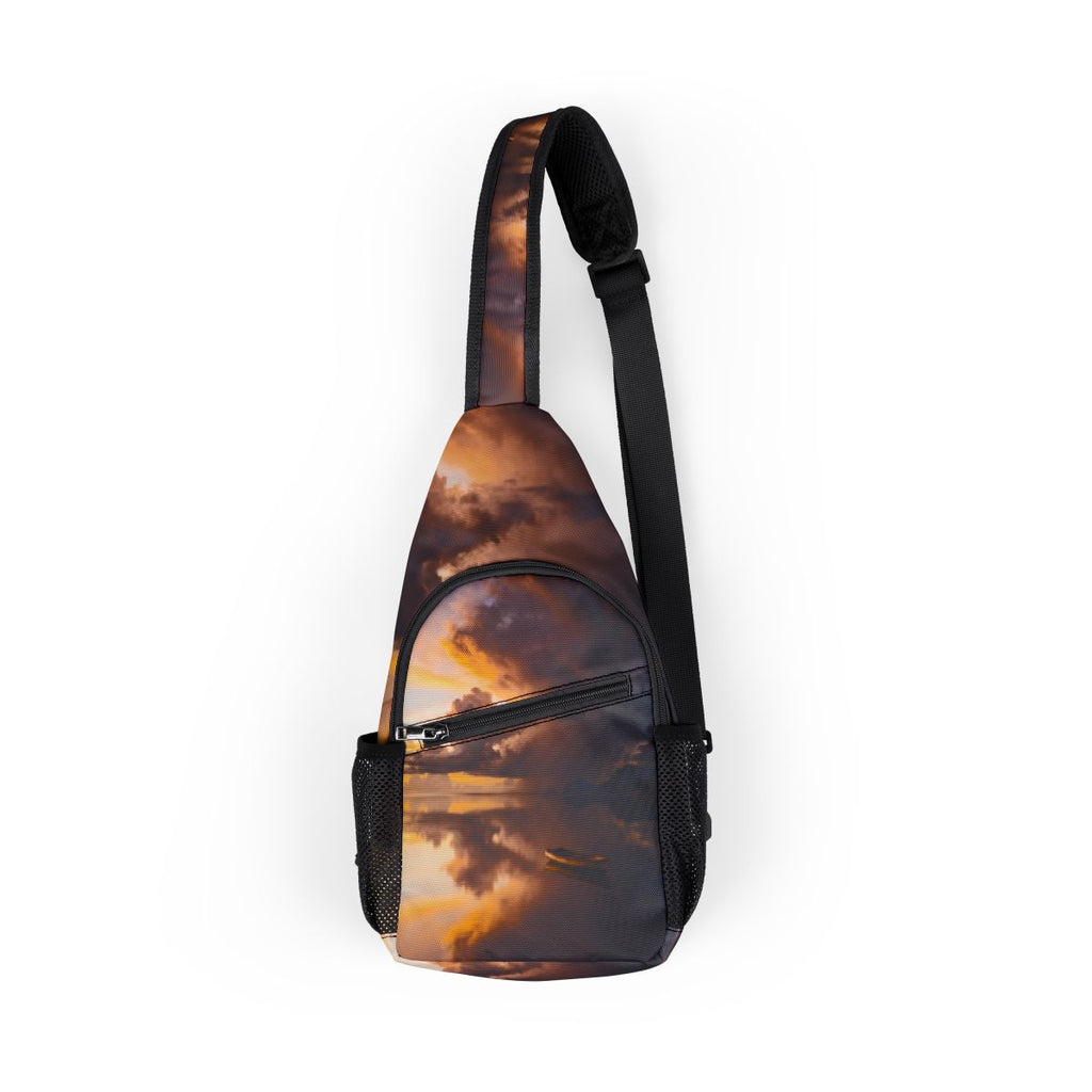 Chest Bag - Golden Reflection Travel Chest Pack | Echovira...