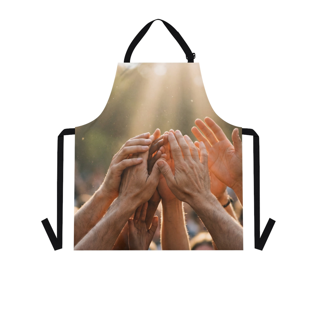 Apron - Golden Rays of Unity Wall Art | Echovira Gallery