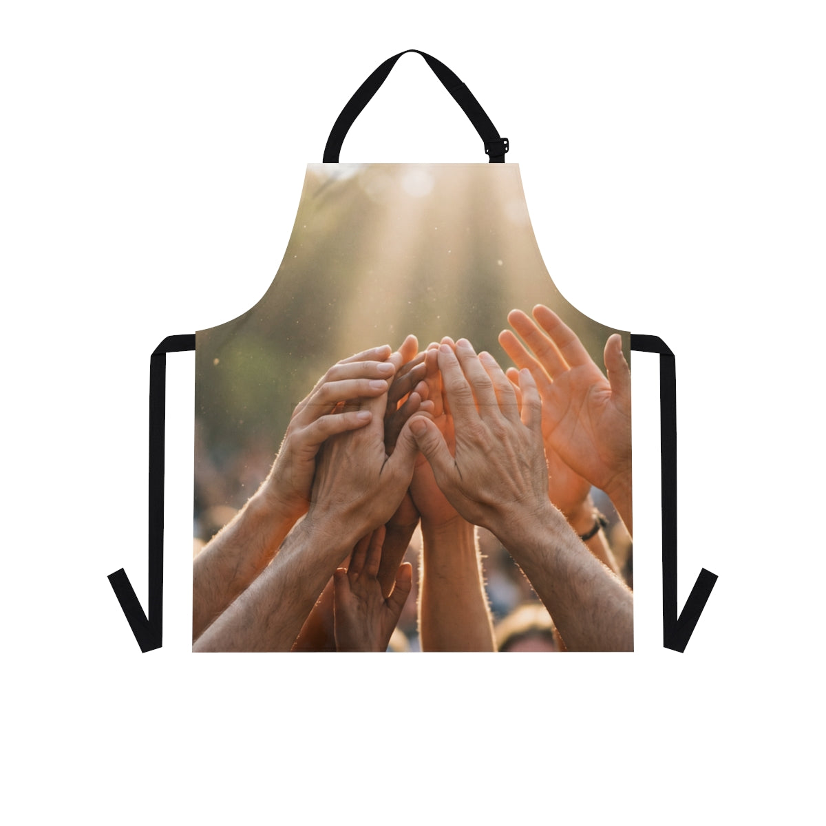 Apron - Golden Rays of Unity Wall Art | Echovira Gallery