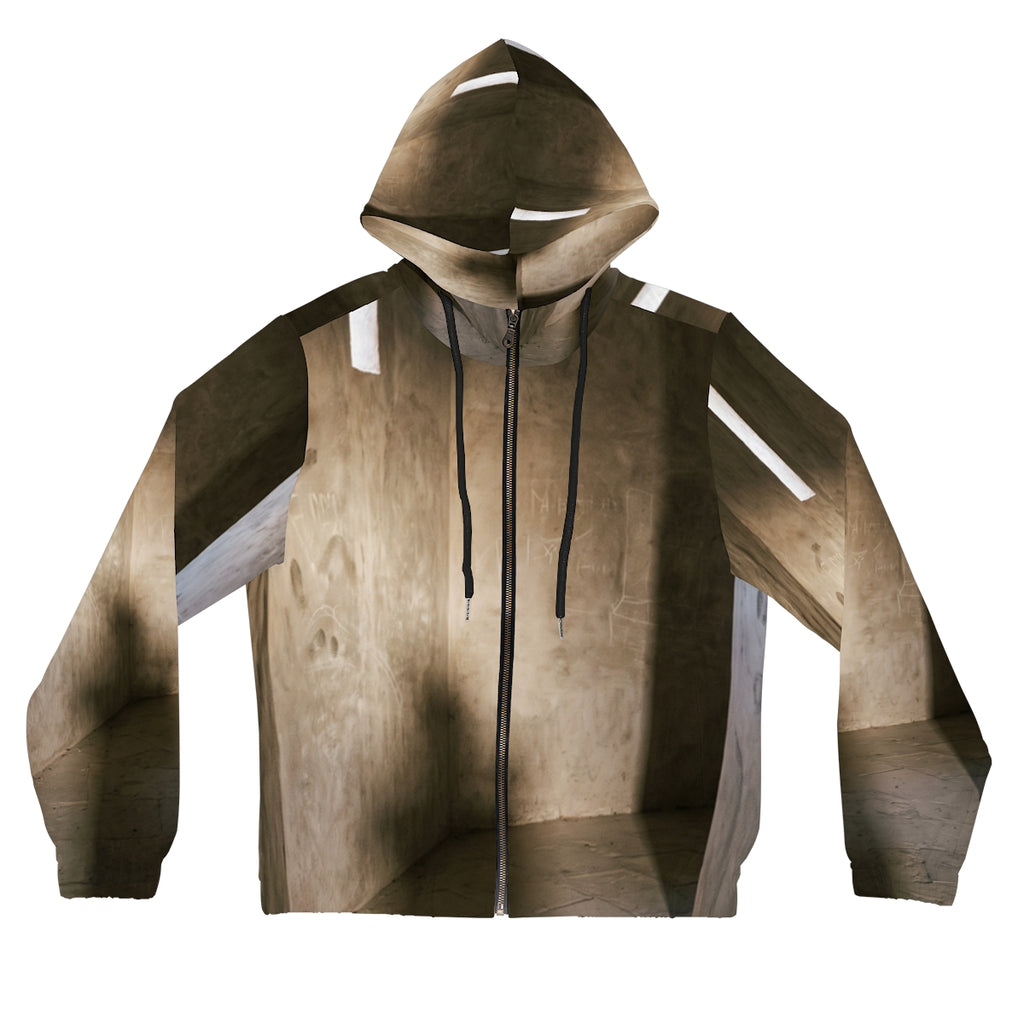Women's Full-Zip Hoodie - Shadows of the Citadel moody... |...
