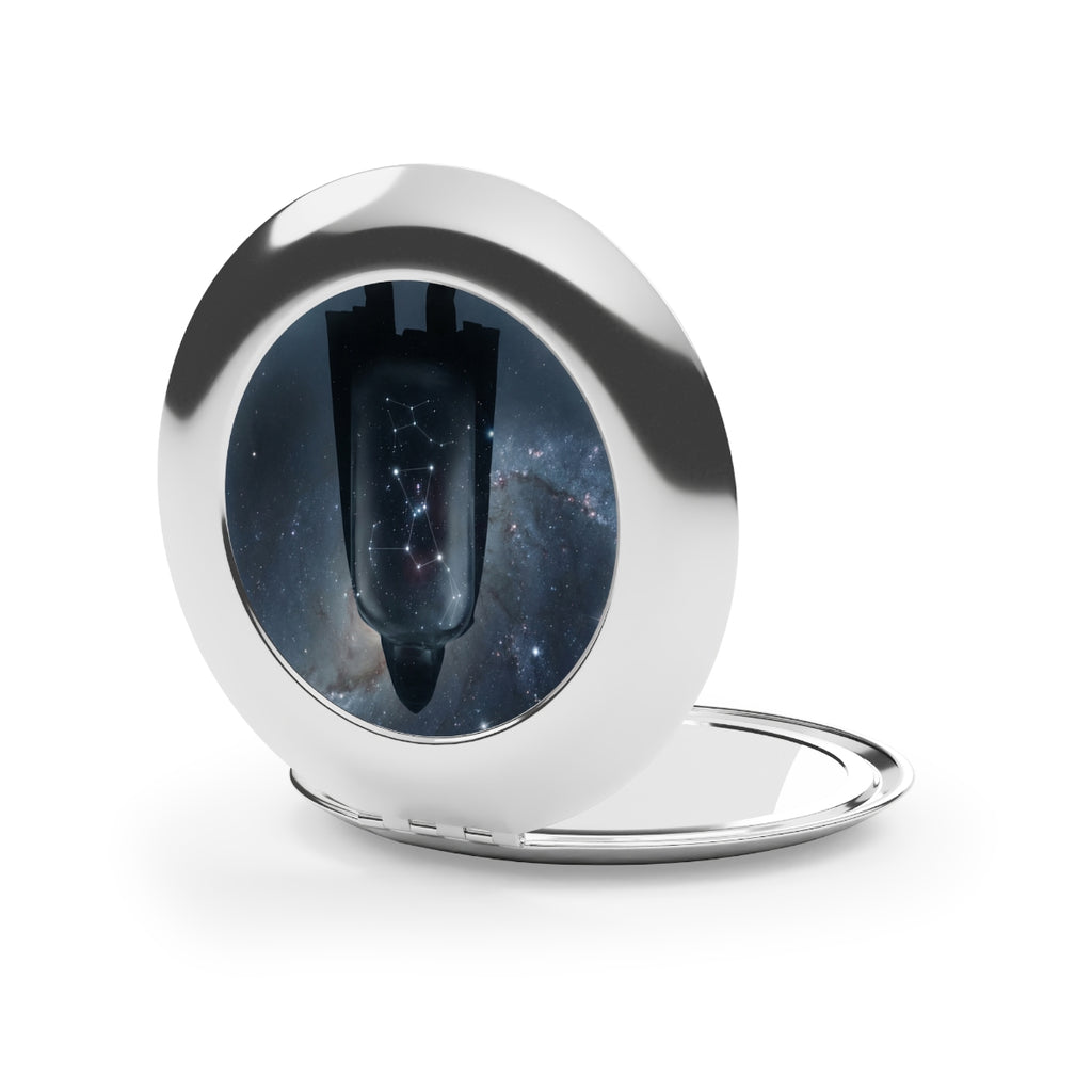 Compact Travel Mirror - Celestial Wanderer Orion Art Print |...