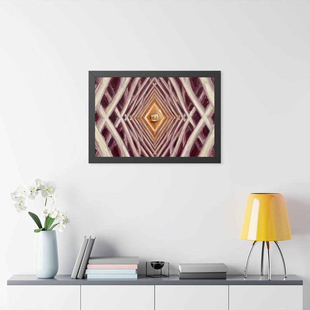 Framed Horizontal Poster - Infinite Arch — Black (14×11... |...