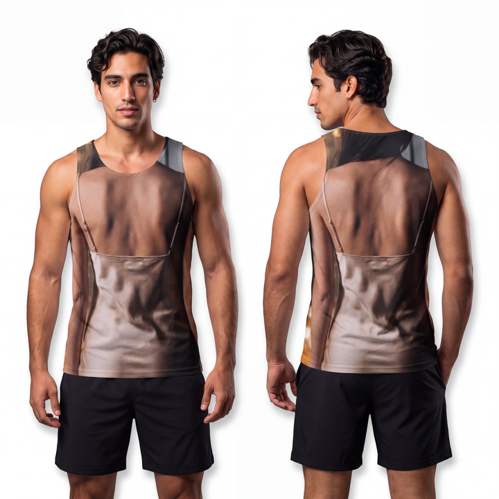 Men's Tank Top - Rainscape Grid