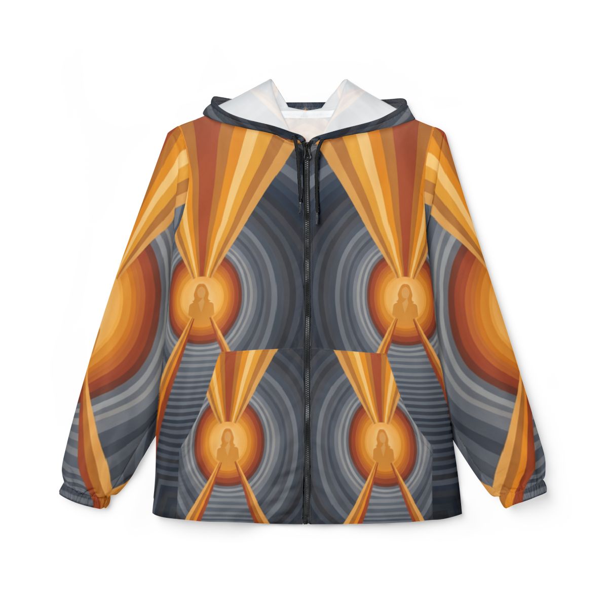 Men's Windbreaker Jacket - Radiant Horizon | Echovira...