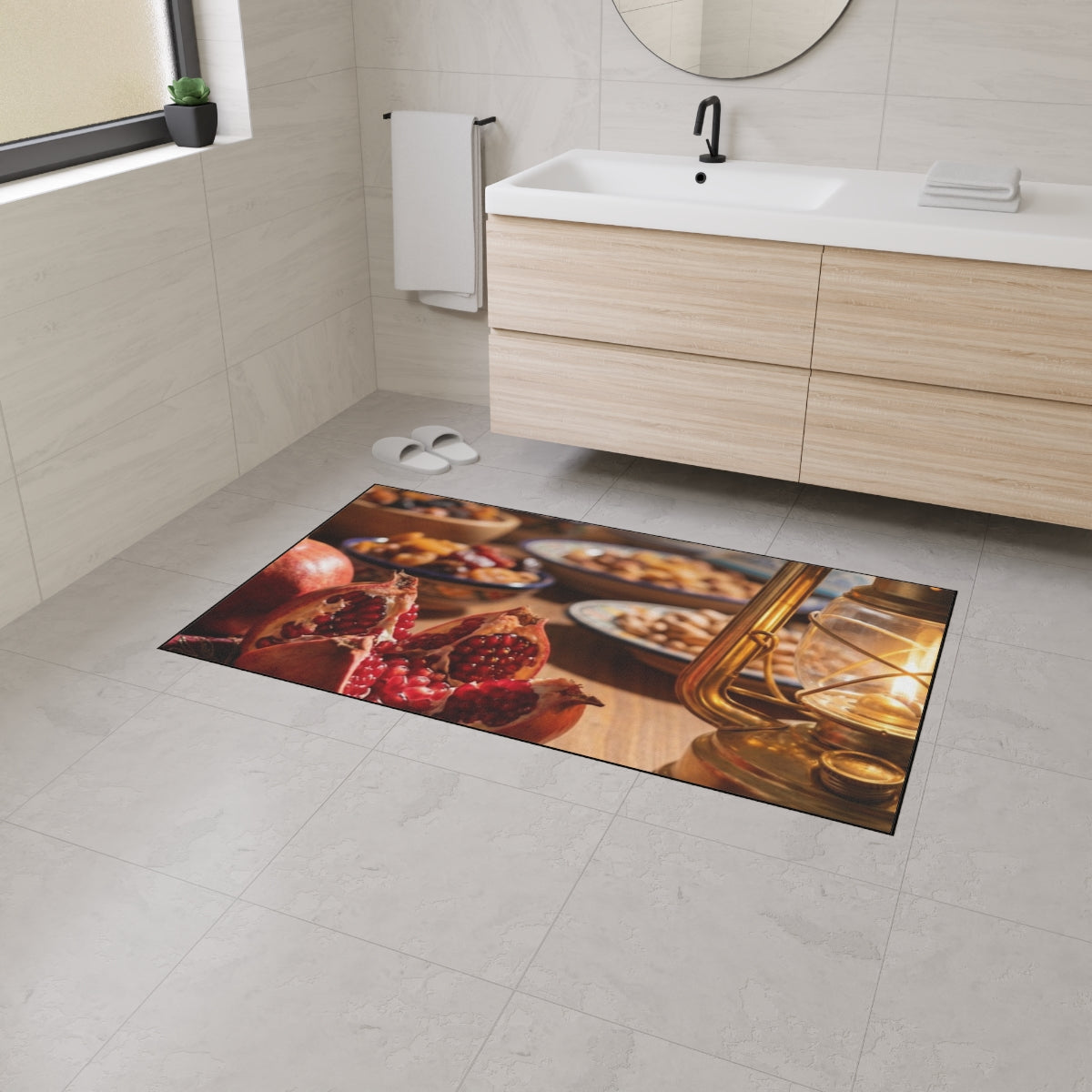 Heavy Duty Floor Mat - Cozy Oasis Welcome | Echovira Gallery